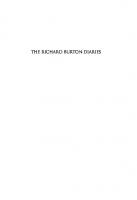 The Richard Burton Diaries
 9780300192315