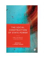The Social Construction of State Power: Applying Realist Constructivism [1 ed.]
 9781529209839, 9781529209853, 9781529209846