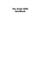 The Study Skills Handbook [4 ed.]
 0230369685, 9780230369689