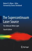 The Supercontinuum Laser Source: The Ultimate White Light
 9783031061974, 3031061977