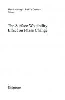 The Surface Wettability Effect on Phase Change
 303082991X, 9783030829919
