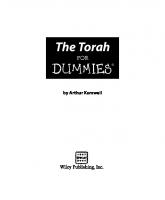 The Torah for Dummies
 978-0-470-17345-9, 0470173459