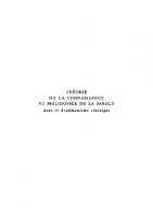 Théorie de la connaissance et philosophie de La Parole: Dans le brahmanisme classique [Reprint 2020 ed.]
 9783112319383, 9783112308233