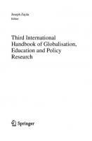 Third International Handbook of Globalisation, Education and Policy Research
 3030660028, 9783030660024