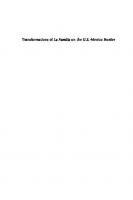 Transformations of La Familia on the U.S.-Mexico Border (Latino Perspectives) [1 ed.]
 0268035091, 9780268035099