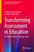 Transforming Assessment in Education: The Hidden World of Language Games
 303126990X, 9783031269905