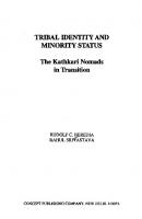 Tribal Identity and Minority Status: The Kathkari Nomads in Transition
 9788170225508, 8170225507