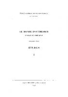 Une sous-caste de l’Inde du Sud: Organisation sociale et religion des Pramalai Kallar [Reprint 2020 ed.]
 9783112313190, 9783112302057