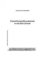 United Nations Peacekeeping in the 21st Century [1 ed.]
 9781621006107, 9781607415626