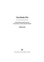 Unorthodox Kin: Portuguese Marranos and the Global Search for Belonging
 9780520960640