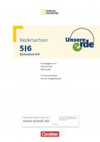 Unsere Erde - Schulerbuch 5/6 Gymnasium Niedersachsen
 3062300000, 9783062300004