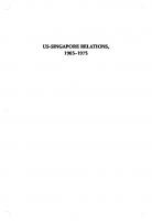 Us-Singapore Relations, 1965-1975: Strategic Non-Alignment in the Cold War
 9789814722322