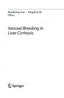 Variceal Bleeding in Liver Cirrhosis [1st ed.]
 9789811572487, 9789811572494