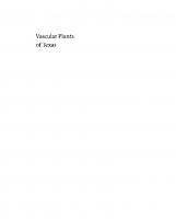 Vascular Plants of Texas: A Comprehensive Checklist Including Synonymy, Bibliography, and Index
 9781477300190