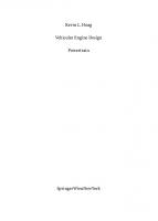 Vehicular Engine Design [1 ed.]
 978-3-211-21130-4, 978-3-211-37762-8