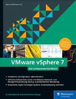 VMware vSphere 7: Das umfassende Handbuch (German Edition) [6 ed.]
 9783836275804