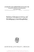 Wachstum, Einkommensverteilung und Beschäftigung in Entwicklungsländern [1 ed.]
 9783428440542, 9783428040544