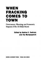 When Fracking Comes to Town: Governance, Planning, and Economic Impacts of the US Shale Boom
 9781501761003