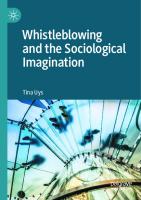 Whistleblowing and the Sociological Imagination
 1137399716, 9781137399717