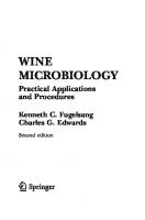 Wine Microbiology: Practical Applications and Procedures [2nd ed.]
 038733341X, 9780387333410