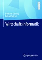 Wirtschaftsinformatik
 3658377011, 9783658377014