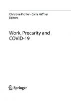 Work, Precarity and COVID-19
 3658420197, 9783658420192