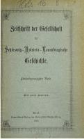 Zeitschrift der Gesellschaft für die Geschichte der Herzogthümer Schleswig, Holstein und Lauenburg [25]