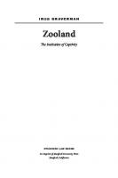 Zooland: The Institution of Captivity
 9780804784399