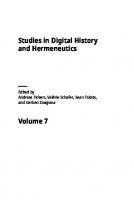 Zoomland: Exploring Scale in Digital History and Humanities (Studies in Digital History and Hermeneutics, 7) [1 ed.]
 3111317528, 9783111317526